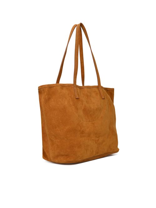 Borsa City regular in camoscio Cammello Mc2 Saint Barth | CB000300250L